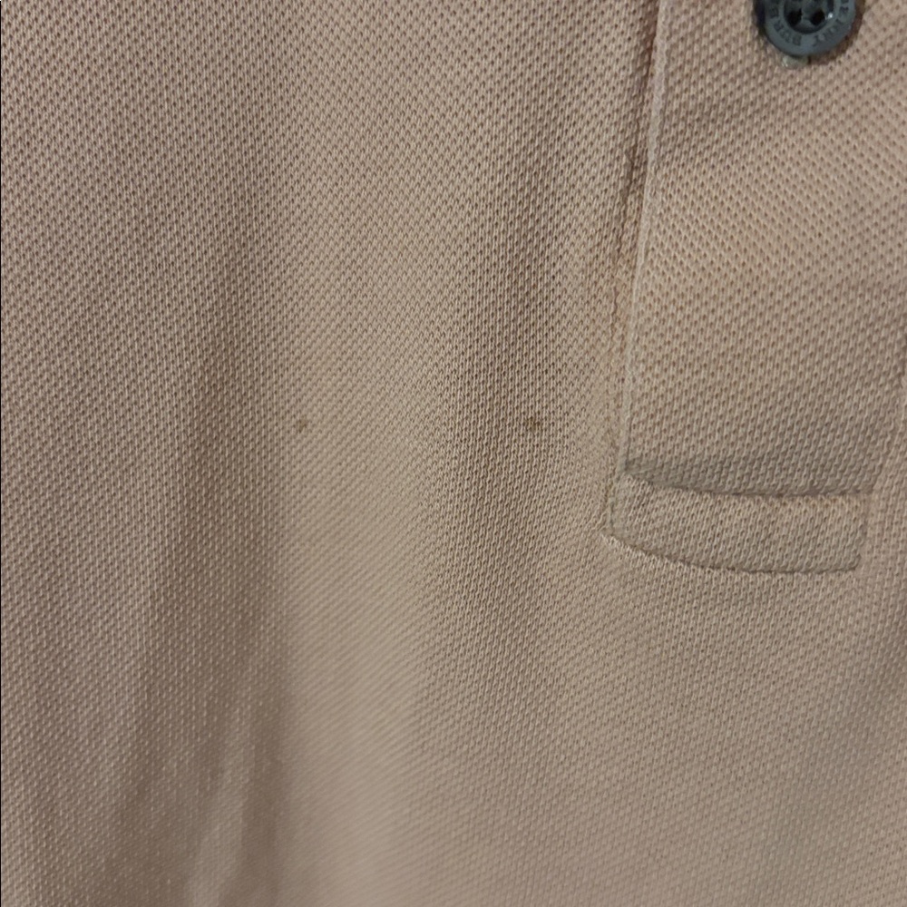 Burberry Tan Polo Shirt with Contrasting Collar - Picture 4 of 7